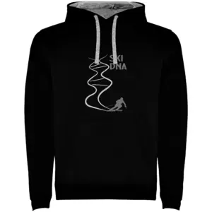 Kruskis Ski Dna Two-colour Hoodie Zwart