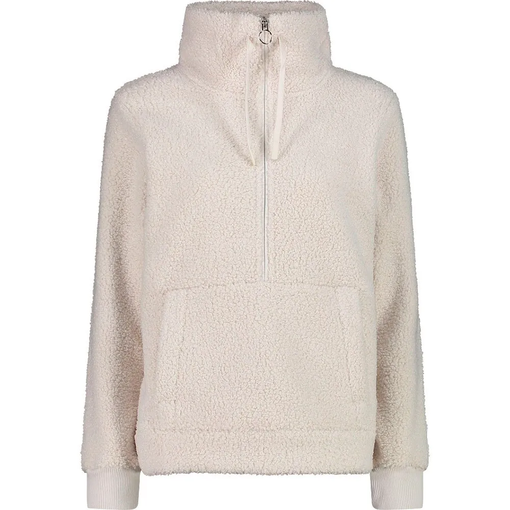 Cmp 32p3806 Sweatshirt Met Halve Rits Vaniglia