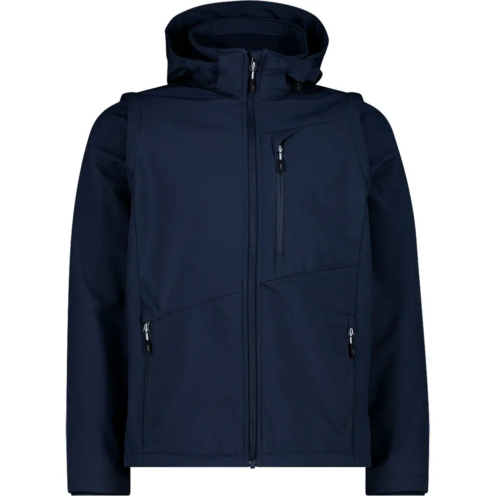 Cmp 33a1827 Afneembare Jas Blauw