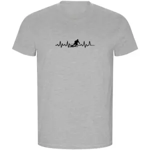 Kruskis Skiing Heartbeat Eco T-shirt Met Korte Mouwen Grijs