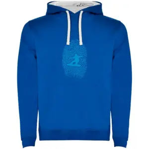 Kruskis Snowboarder Fingerprint Two-colour Hoodie Blauw