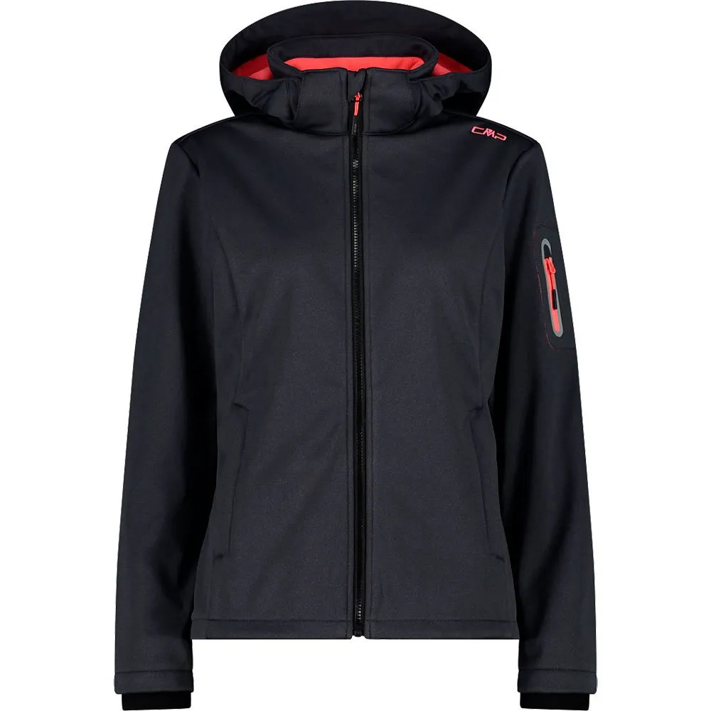 Cmp 39a5006m Softshelljack Rood