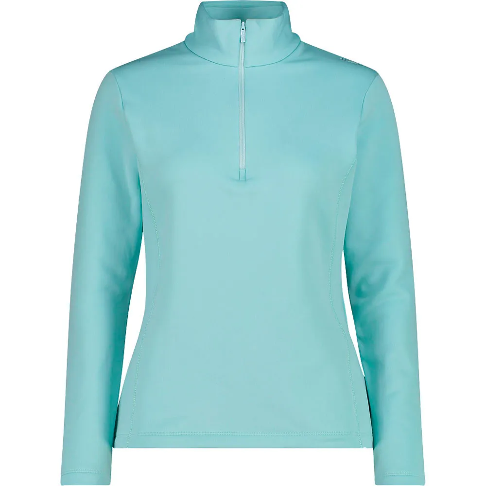 Cmp Stretch 38e1596 Fleece Met Halve Rits Acqua