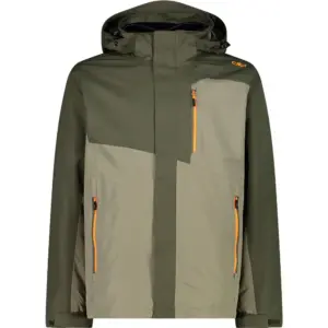 Cmp Zip Hood Detachable Inner 31z1587d Afneembare Jas Olijf