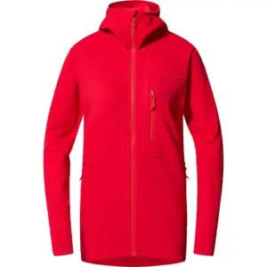 Haglofs Rosson Mid Fleece Met Volledige Rits Rood