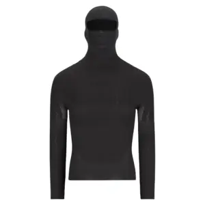 Q36.5 5 Plus Hoodie Lange Mouwen Basislaag Zwart