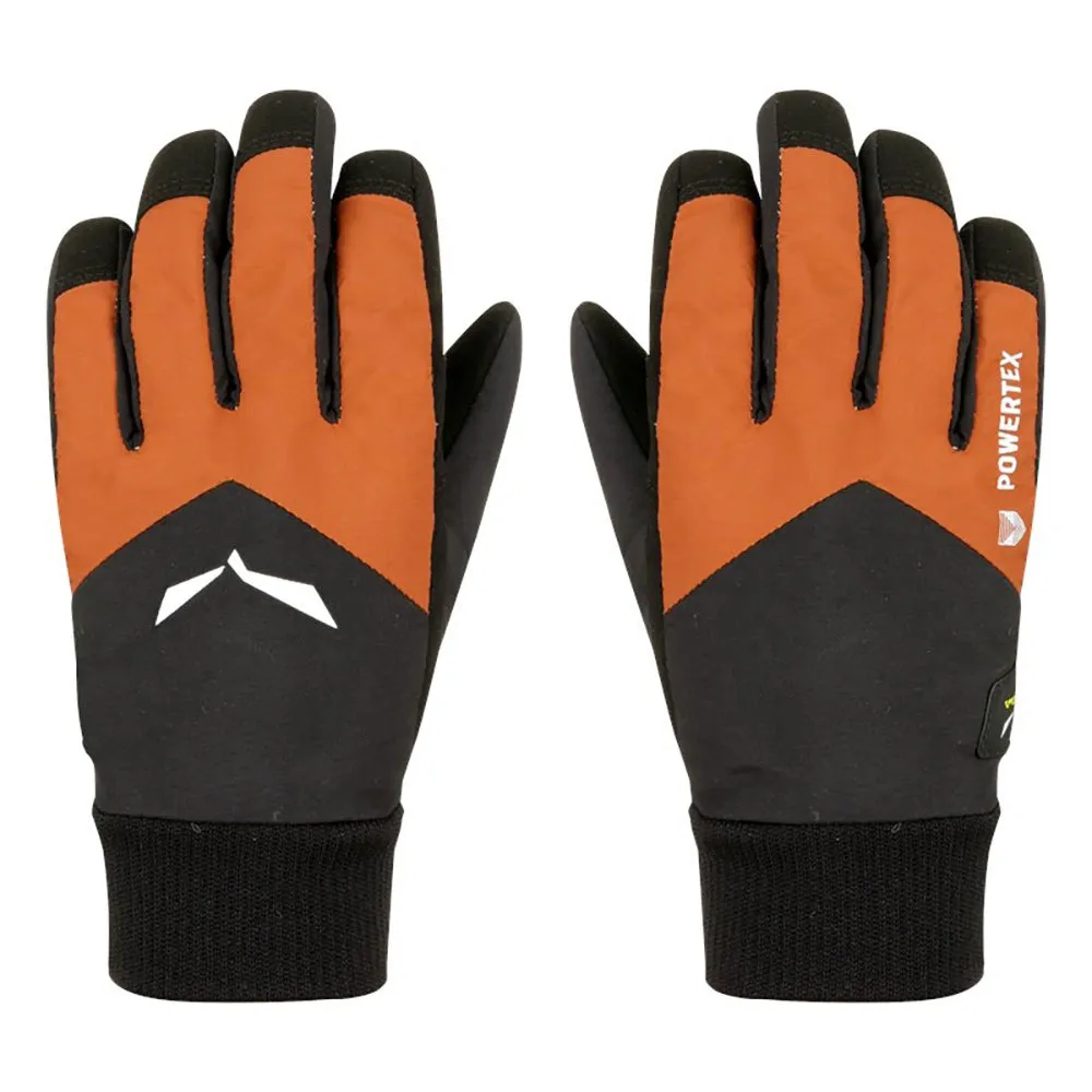 Salewa Powertex Tirolwool® Responsive Handschoenen Zwart