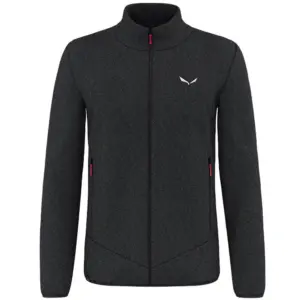 Salewa Puez Rocca Polarlite Fleece Met Volledige Rits Zwart