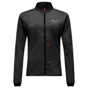 Salewa Sella Crevasse Fleece Met Volledige Rits Zwart