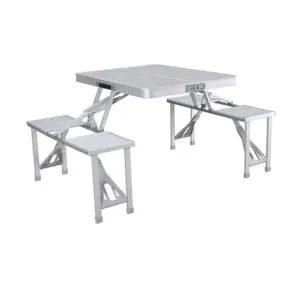 Marbueno Summer 10439 Folding With 2 Benches Set Tafel Grijs