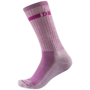 Devold Of Norway Outdoor Merino Medium Lange Sokken Roze