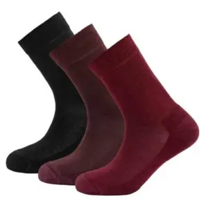 Devold Of Norway Daily Merino Medium Lange Sokken 3 Paren Beetroot Mix