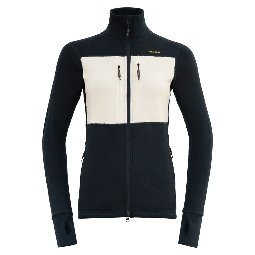 Devold Of Norway Egga Grid Merino Jas Ink / Offwhite