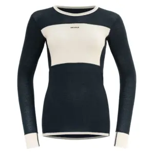 Devold Of Norway Wool Mesh 190 Lange Mouwen Basislaag Ink / Offwhite