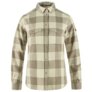 Fjällräven Övik Heavy Flannel Overhemd Met Lange Mouwen Wit