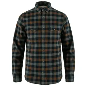 Fjällräven Skog Overhemd Met Lange Mouwen Marineblauw