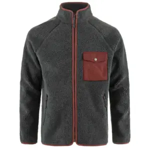 Fjällräven Vardag Pile Fleece Met Volledige Rits Grijs