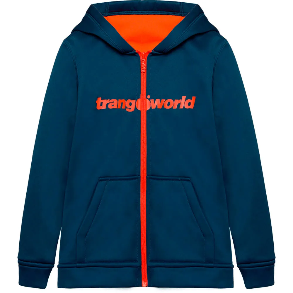 Trangoworld Oby Sweatshirt Met Rits Oranje