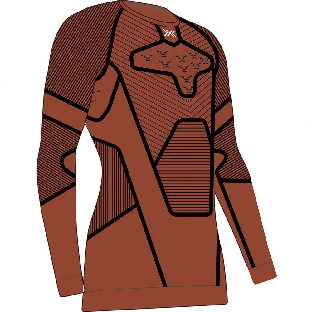 X-bionic Symbio Merino Lange Mouwen Basislaag Clay