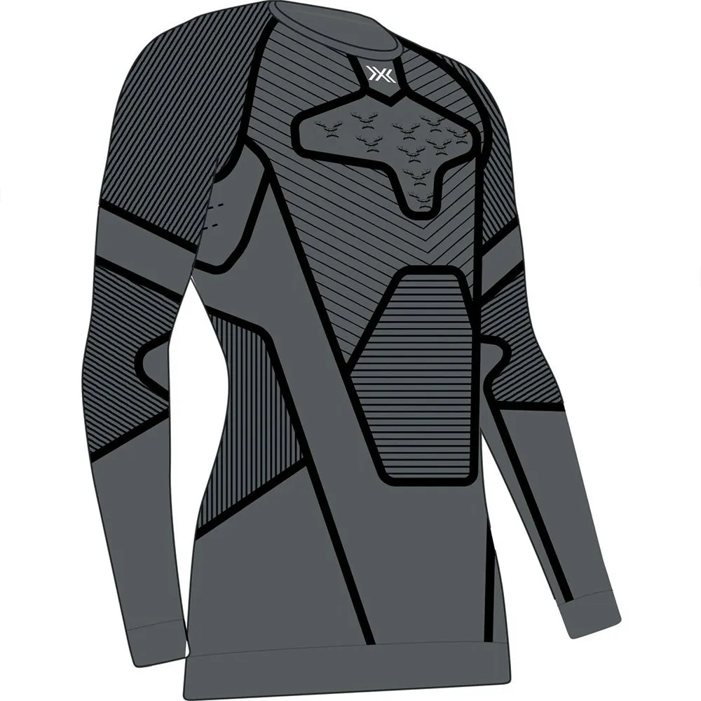X-bionic Symbio Merino Lange Mouwen Basislaag Grijs