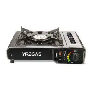 Yregas Draagbare 1-pits Kookplaat C/b230 Zwart