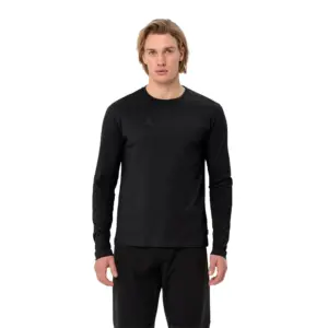 Vaude Logo T-shirt Met Lange Mouwen Zwart