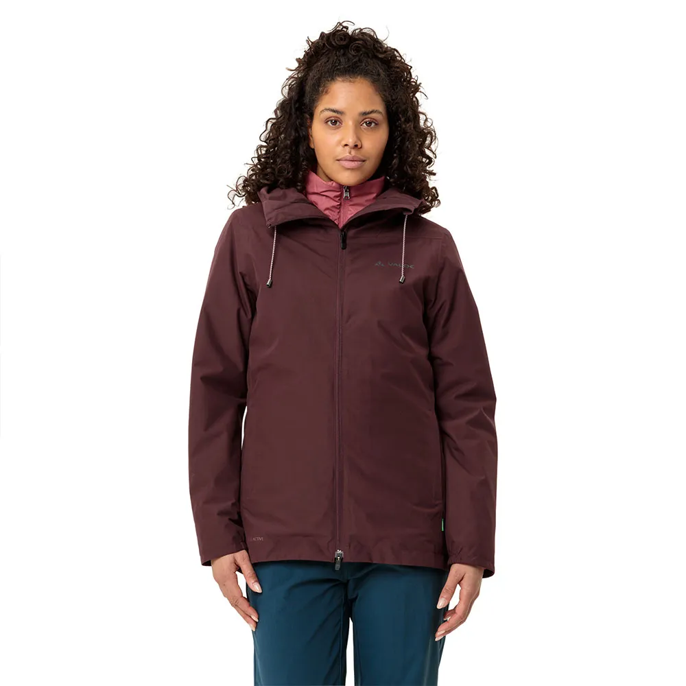 Vaude Mineo 3in1 Afneembare Jas Dark Oak