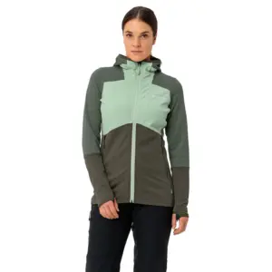 Vaude Monviso Grid Fleece Met Kap Agave