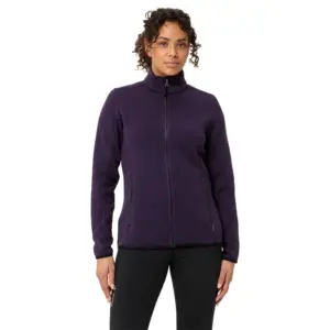 Vaude Rienza Iv Fleece Met Volledige Rits Eggplant