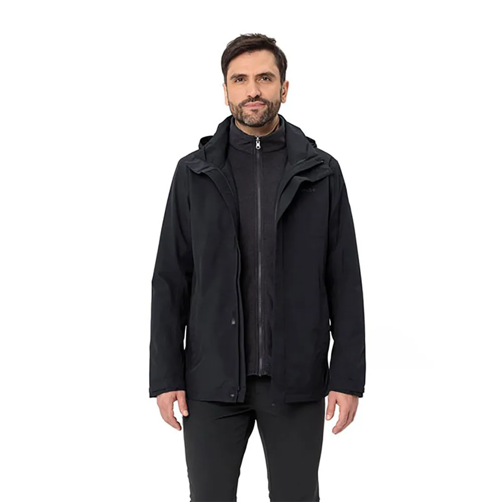 Vaude Rosemoor 3in1 Jas Zwart