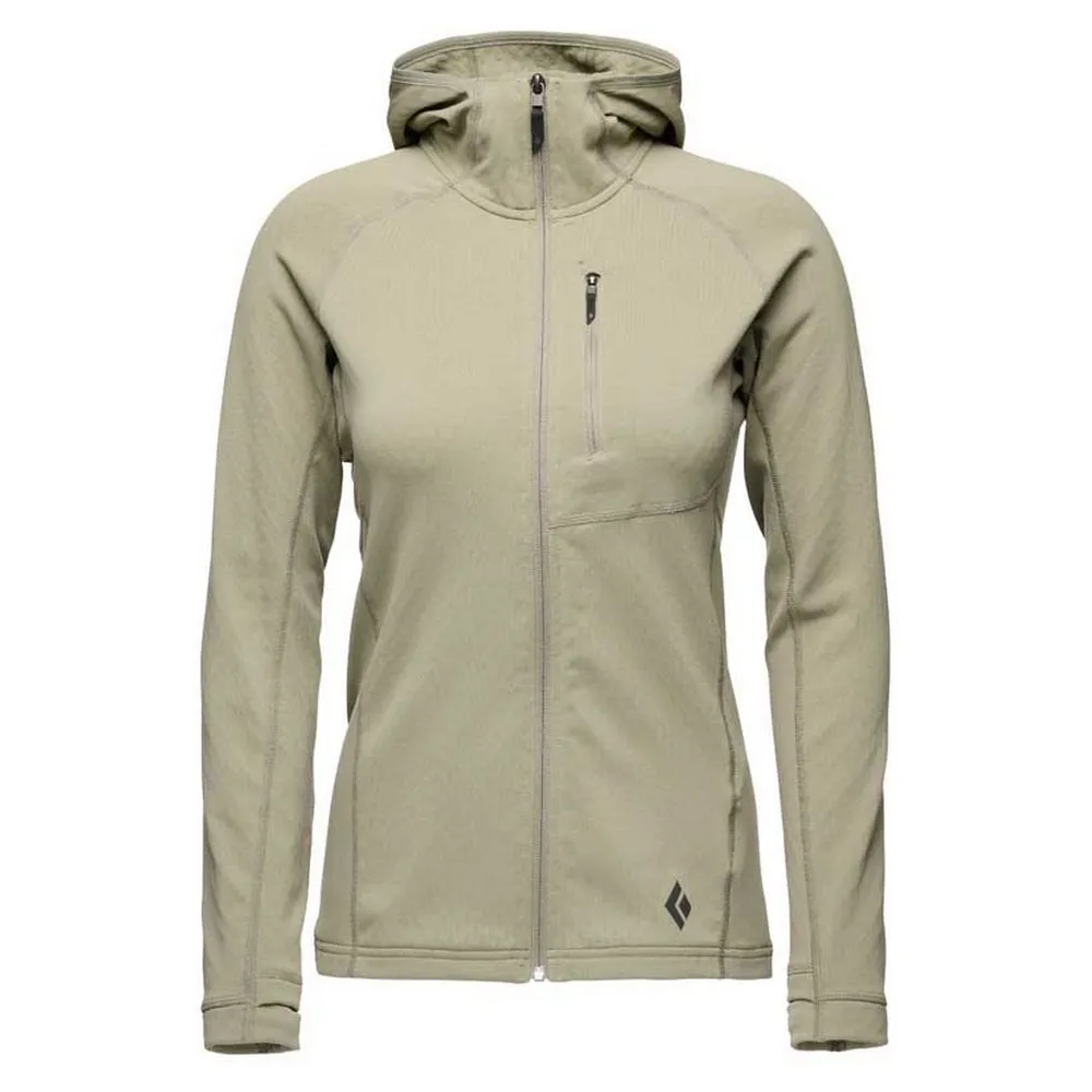 Diamond Coefficient Fleece Met Volledige Rits Pine Smoke