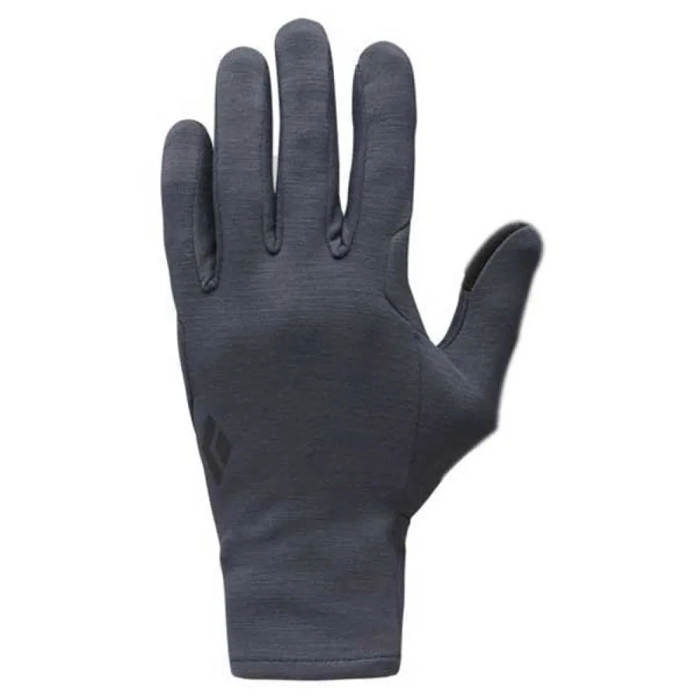 Diamond Midweight Wool Handschoenen Zwart