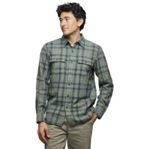 Diamond Project Twill Overhemd Met Lange Mouwen Groen