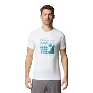 Columbia Sun Trek™ Graphic T-shirt Met Korte Mouwen Wit