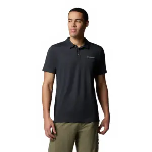 Columbia Tech Trail™ Utility Korte Mouw Poloshirt Zwart