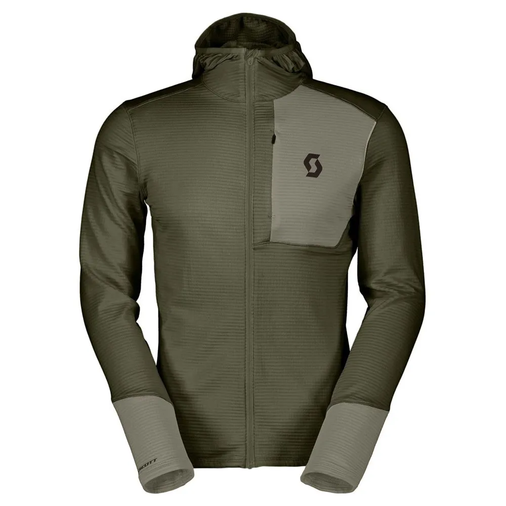 Scott Defined Light Sweatshirt Met Rits Grijs