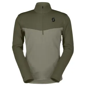 Scott Defined Light Fleece Met Halve Rits Grijs