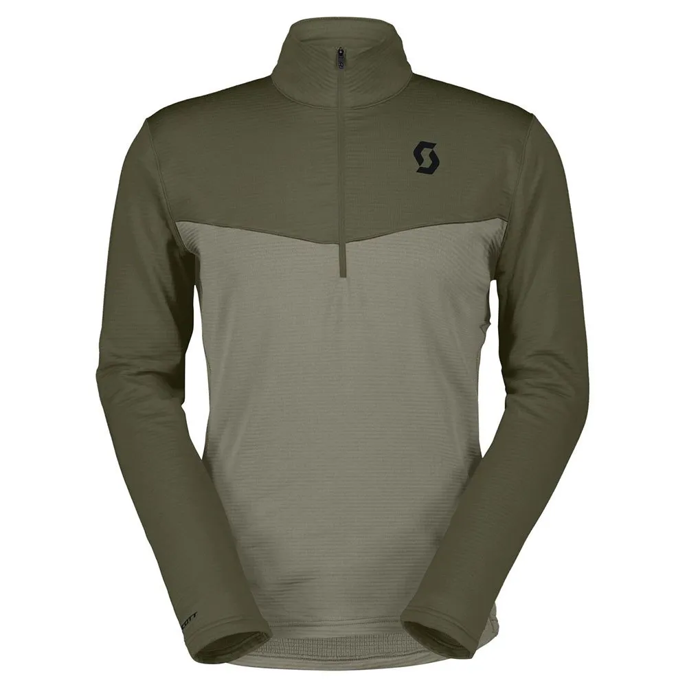 Scott Defined Light Fleece Met Halve Rits Grijs