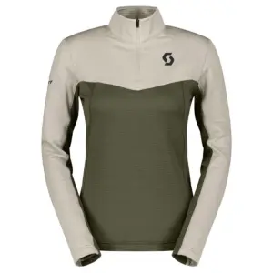 Scott Defined Light Fleece Met Halve Rits Groen