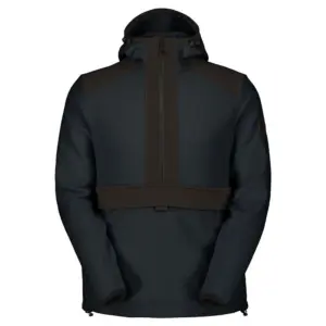 Scott Original Fleece Met Halve Rits Zwart