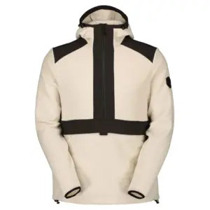 Scott Original Fleece Fleece Met Halve Rits Zwart