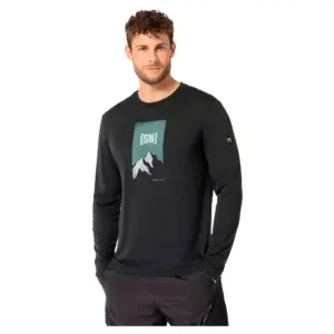 Super.natural 2 Pitch T-shirt Met Lange Mouwen Zwart