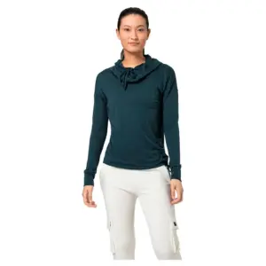 Super.natural Funnel Hoodie Blueberry