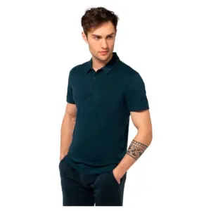 Super.natural Polo Bio Korte Mouw Poloshirt Blueberry