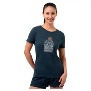 Super.natural Preikestolen Cliffs T-shirt Met Korte Mouwen Grijs