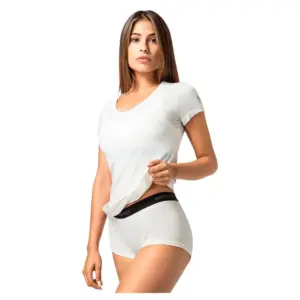 Super.natural Sierra140 V Neck T-shirt Met Korte Mouwen Wit