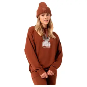 Super.natural Snow Cat Hoodie Bruin