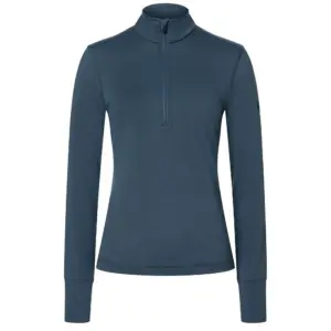 Super.natural Tundra175 Half Rits Lange Mouw T-shirt Blueberry