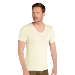 Icebreaker Merino 150 Anatomica V Korte Mouwen Basislaag Undyed