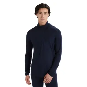Icebreaker Merino 200 Oasis Lange Mouwen Basislaag Marineblauw